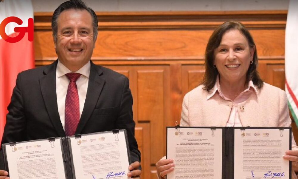 Veracruz firma Acta de Transición entre administraciones de Cuitláhuac García y Rocío Nahle