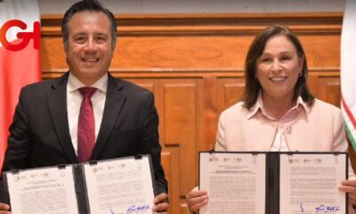 Veracruz firma Acta de Transición entre administraciones de Cuitláhuac García y Rocío Nahle