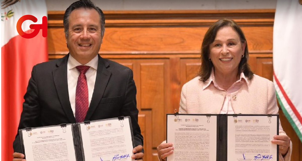 Veracruz firma Acta de Transición entre administraciones de Cuitláhuac García y Rocío Nahle