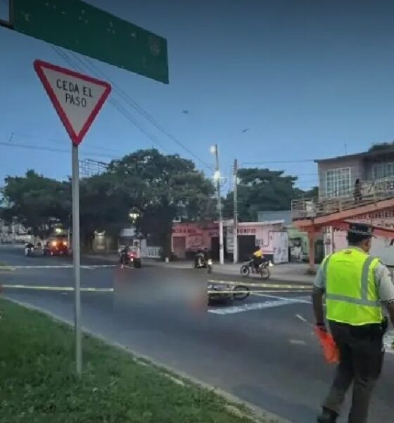 Motociclista pierde la vida tras ser atropellado por camión en la carretera Veracruz-Xalapa