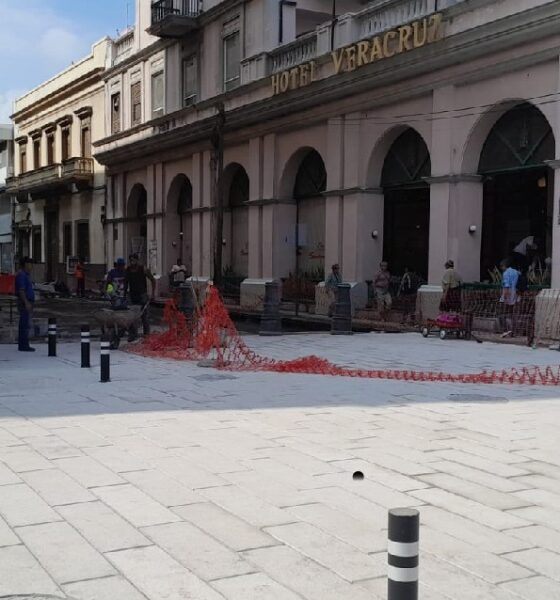 La remodelación del Centro Histórico de Veracruz se inaugurará hasta 2025 debido a retrasos