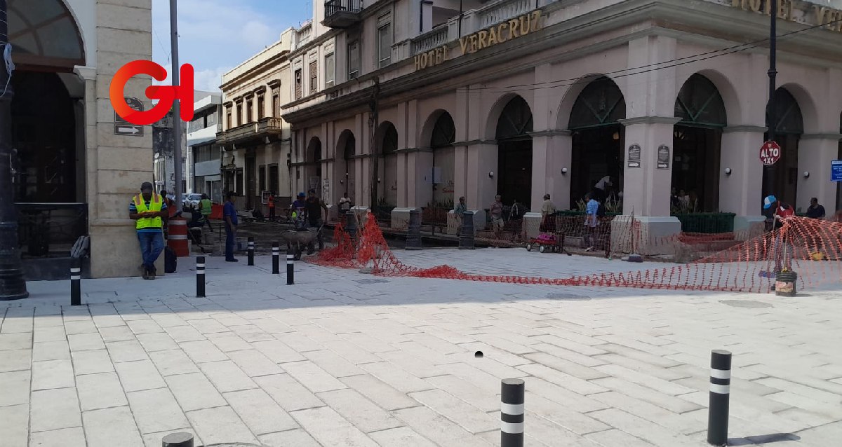 La remodelación del Centro Histórico de Veracruz se inaugurará hasta 2025 debido a retrasos