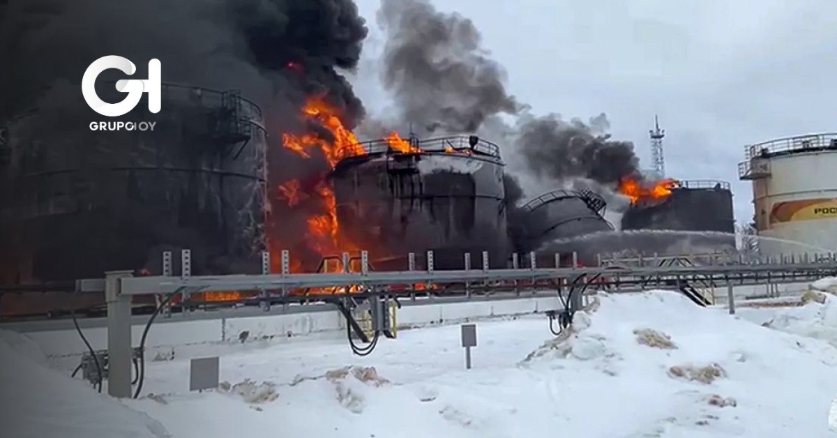 Ataques ucranios causan la muerte de un niño y destruyen terminal petrolera en Rusia